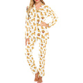 Golden Retriever Pattern Print Design 05 Women's Long Pajama Set