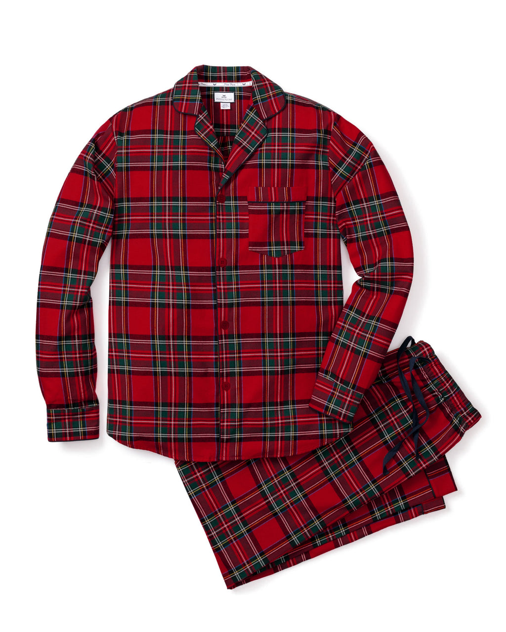 Men's Brushed Twill Pajama Set in Imperial Tartan